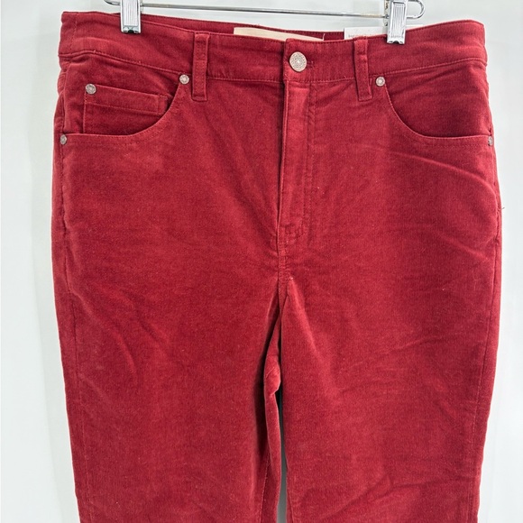 Soft Surroundings Burgundy Corduroy High Rise Skinny Pants size 12P petite - Picture 4 of 14